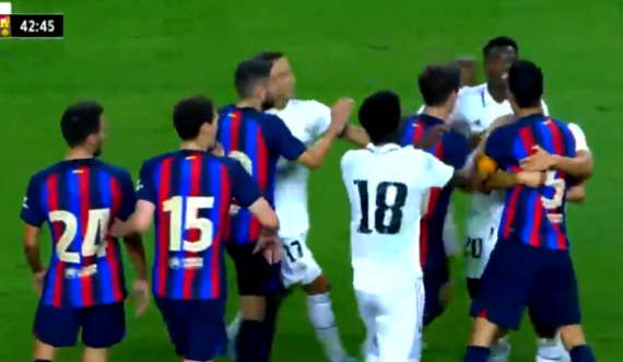 Momenti kur eskaloi situata në “El Clasico”