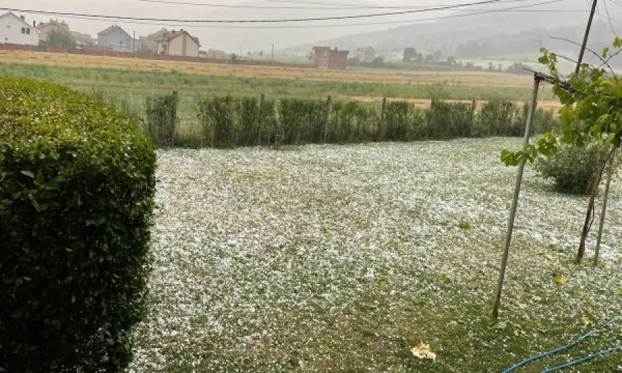 Stuhia e pasditës, breshër edhe në disa fshatra të Lipjanit