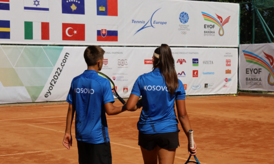 Tenistët e rinj të Kosovës pësojnë humbje nga irlandezët në “EYOF 2022”