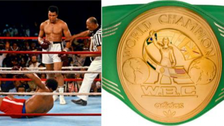  Shitet  me çmim marramendës rripi nga lufta e famshme “Rumble In The Jungle” e Muhammad Ali, për 13 herë më shumë se vlerësimi i saj real –