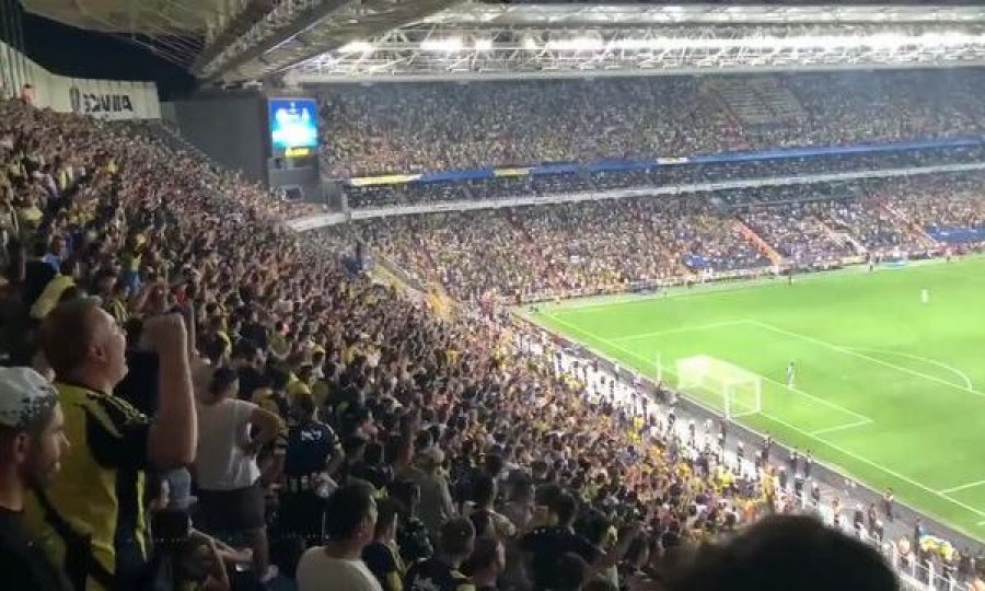 Tifozët e Fenerbahçes ia teprojnë, e thërrasin emrin e Vladimir Putinit në ndeshje me Dinamo Kievit