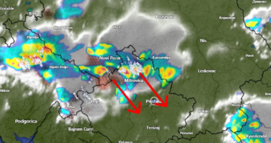 Stuhi të forta përfshijnë pjesë të Ballkanit
