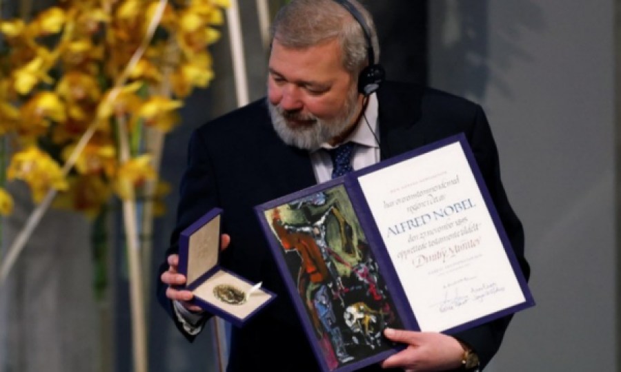 Gazetari rus nxjerr në ankand medaljen e çmimit “Nobel” për të ndihmuar fëmijët ukrainas