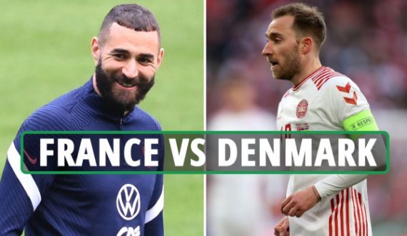 Franca dhe Danimarka do të zhvillojnë sonte ndeshjen e parë 