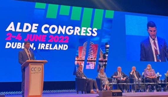 Krasniqi në Kongresin e ALDE në Irlandë: Evropa të hapë dyert për Kosovën