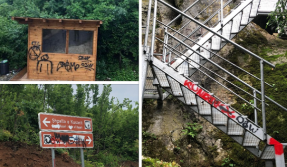 Nga Prishtina në Gjakovë, nxënësit e shkollës “Faik Konica” dëmtojnë shpellën