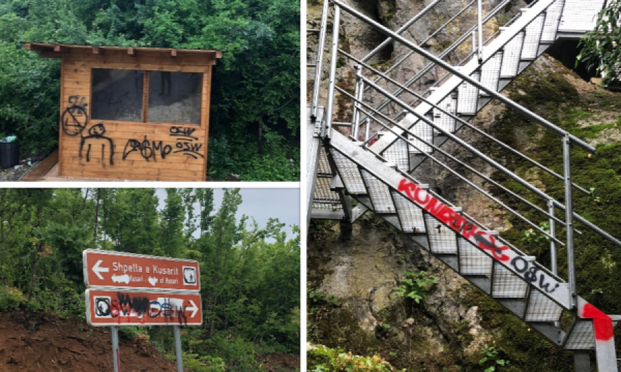 Nga Prishtina në Gjakovë, nxënësit e shkollës “Faik Konica” dëmtojnë shpellën