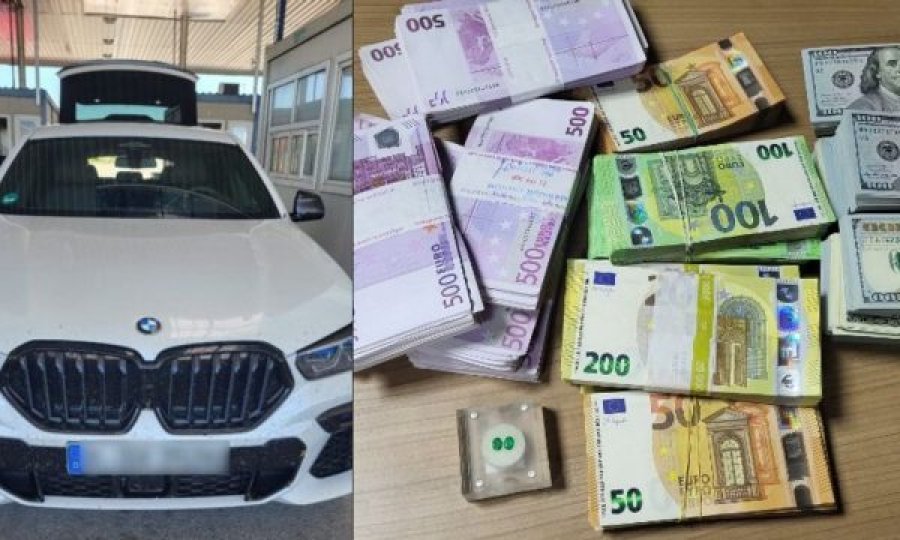 Policia serbe i kapë afro 1 milion euro në një BMW me targa gjermane në vendkalimin kufitar në Preshevë