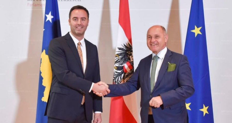 Konjufca për vizitë zyrtare në Austri, takoi kryetarin e parlamentit
