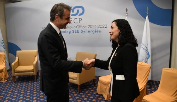 Presidentja Osmani pritet nga Kryeministri grek