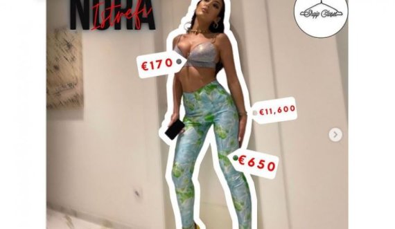 170 euro vetëm një karficë, veshja e fundit e Nora Istrefit kap shifrën marramendëse