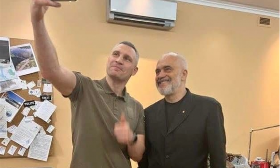 Fotografi e re nga takimi i Ramës me Klitschkon në Kiev