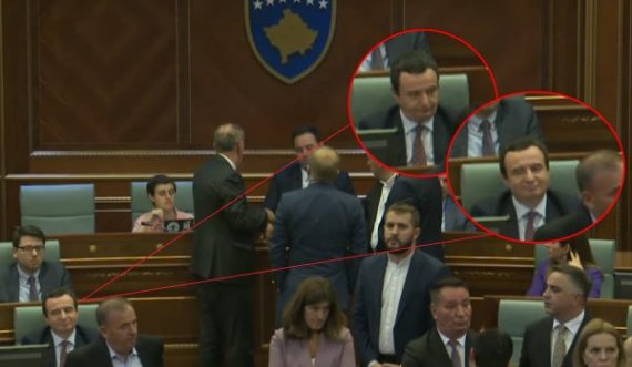 Mimika e Kurtit pasi Tahiri me deputetët tjerë të PDK-së e ‘bllokuan’ foltoren e Kuvendit