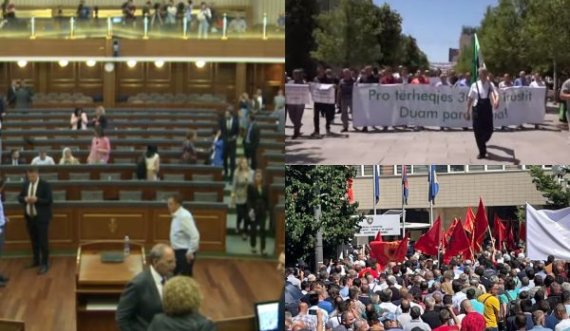 Nis edhe një protestë tjetër në shesh, veteranët pranë Kuvendit, deputetët në pauzë