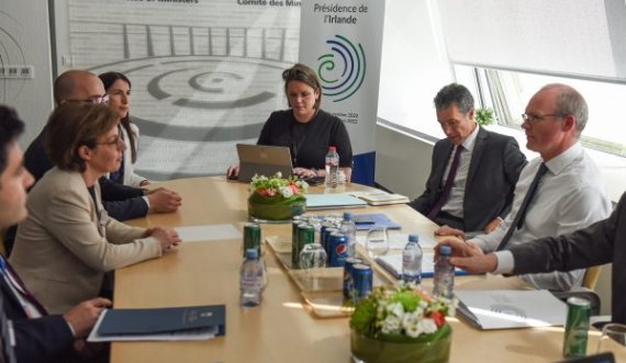 Gërvalla diskutime për anëtarësimin e Kosovës në KiE me homologun irlandez që udhëheqë me Komitetin e Ministrave