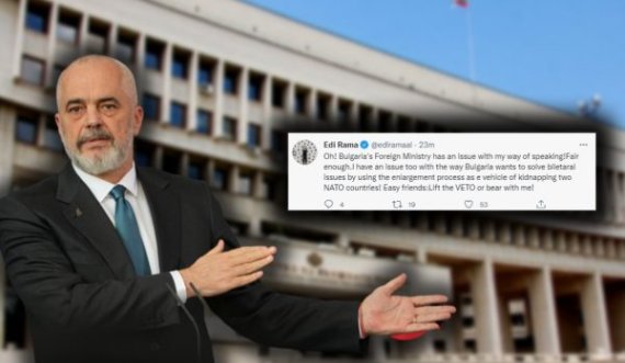 Rama i përgjigjet ministres bullgare: Miq! Hiqni VETO-n ose më duroni mua