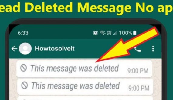 Si të lexojmë mesazhet e fshira në Whatsapp? 