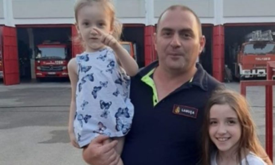 Shpëtoi 2 vajza nga zjarri, babai gjen zjarrfikësin hero