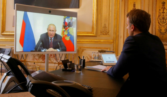 Zbardhet transkripti i bisedës telefonike mes Macronit e Putinit