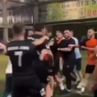 Ylli i Prishtinës përfshihet në një rrahje në turne të futbollit