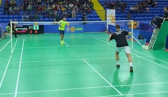 Rinor Gllareva mposhtet në garën e badmintonit dhe eliminohet nga Lojërat Mesdhetare