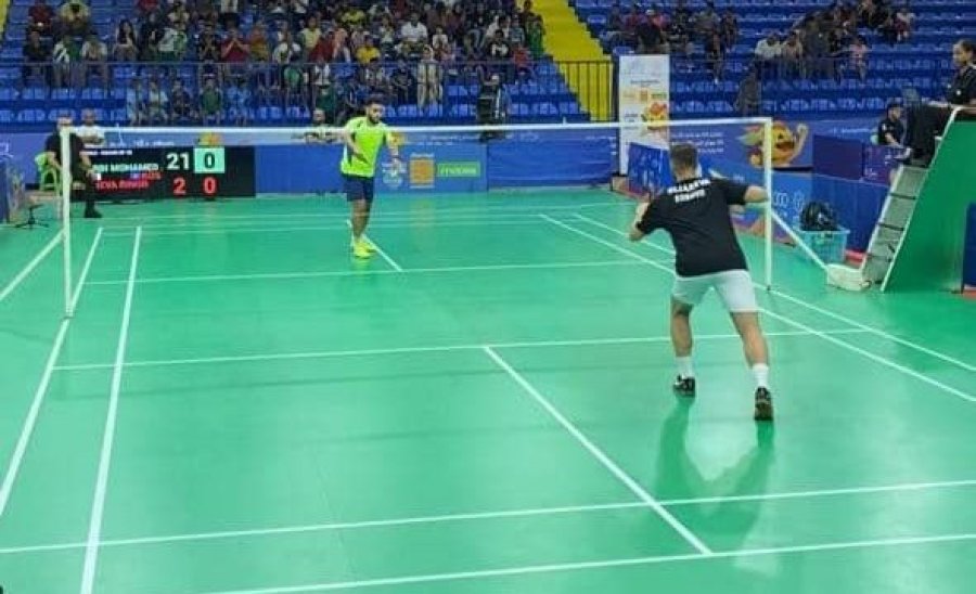 Rinor Gllareva mposhtet në garën e badmintonit dhe eliminohet nga Lojërat Mesdhetare