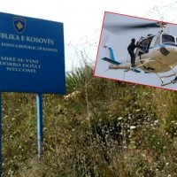 Helikopteri serb lëshon parashutistë në zonën kufitare, dyshohet që hyn edhe në territorin e Kosovës