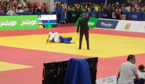 Distria Krasniqi e jashtëzakonshme, fiton medaljen e artë për dy minuta