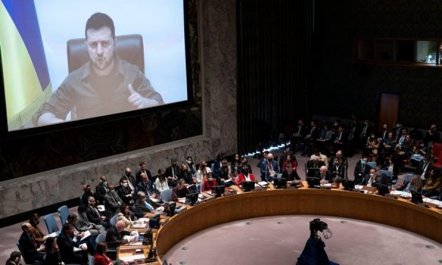 Zelensky kërkon përjashtimin e Rusisë nga OKB: Putini, një terrorist që udhëheq një shtet terrorist