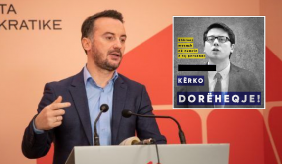 Molliqaj ia shpërndan numrin personal ministrit Murati, kërkon t’i shkruhen mesazhe