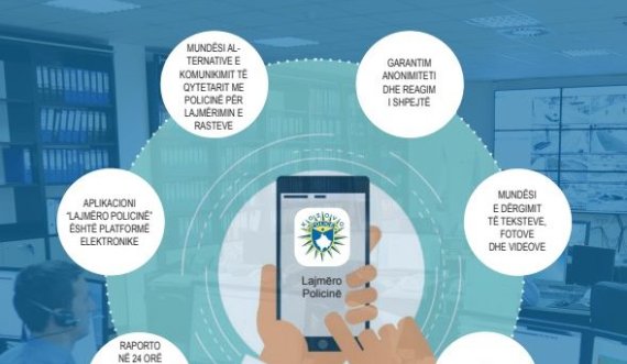 Rreth 8900 raste të raportuar përmes aplikacionit “LAJMËRO POLICINË”