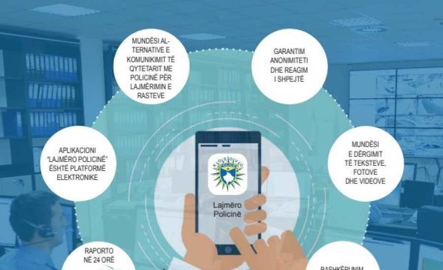 Rreth 8900 raste të raportuar përmes aplikacionit “LAJMËRO POLICINË”