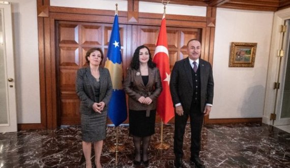 Osmani në takimin me Çavusoglun: Paqja në rajon është e mundshme me Kosovën në NATO