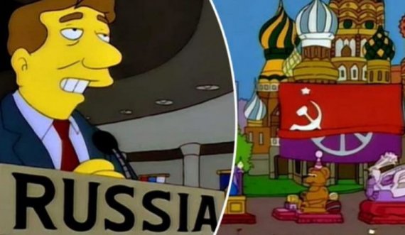 'The Simpsons' parashikuan pushtimin rus të Ukrainës