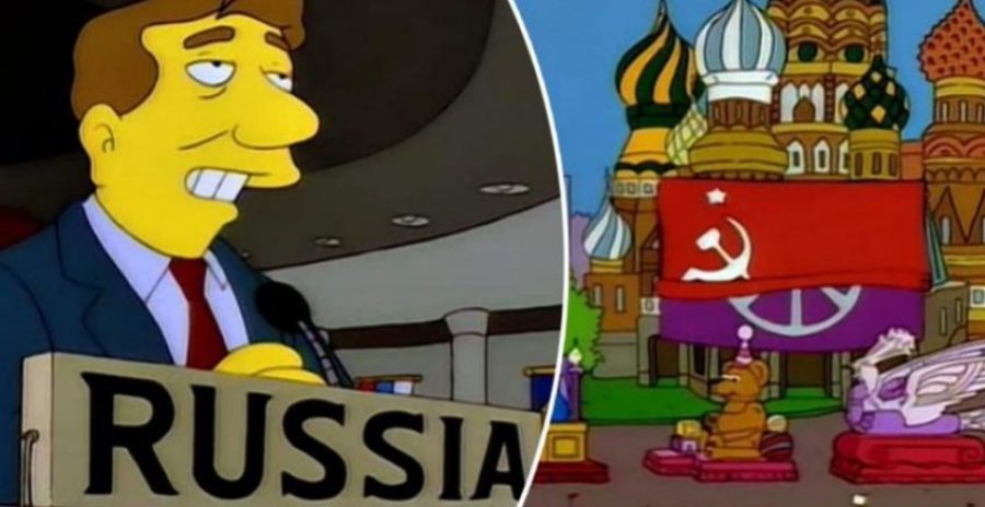'The Simpsons' parashikuan pushtimin rus të Ukrainës