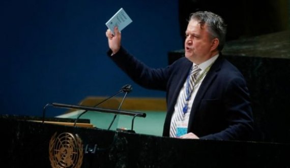Ambasadori i Ukrainës në OKB e krahason Putinin me Hitlerin