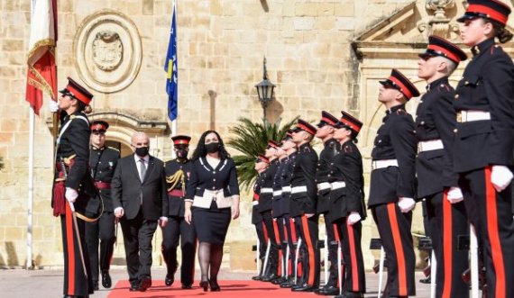 Osmani pritet nga presidenti i Maltës, e falënderon për përkrahjen ndaj Kosovës