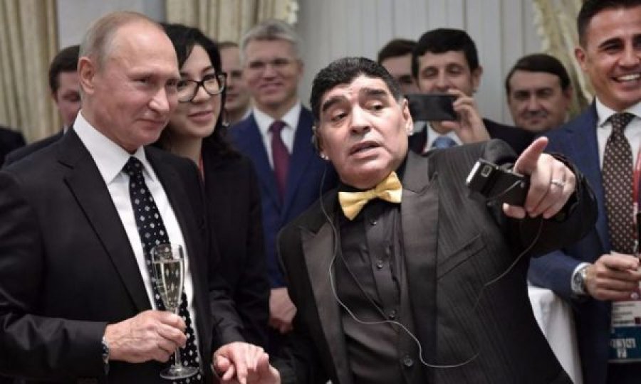 Maradona kishte refuzuar ta takonte Putinin në mëngjes, zbulohen detajet