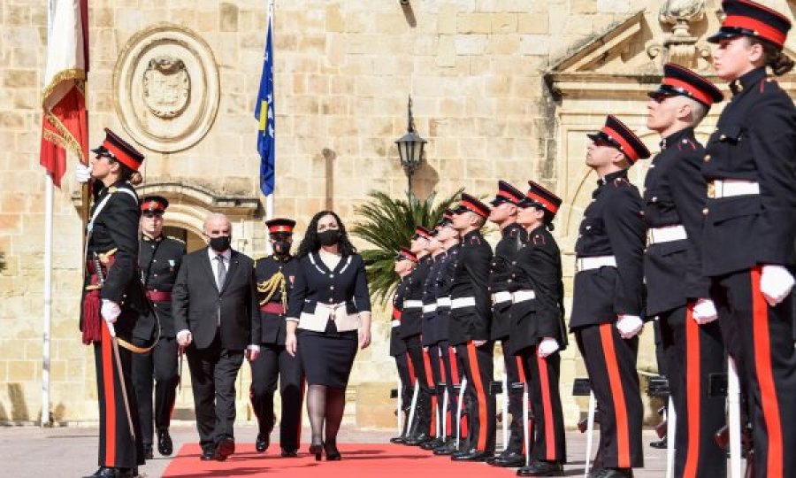 Osmani pritet nga presidenti i Maltës, e falënderon për përkrahjen ndaj Kosovës
