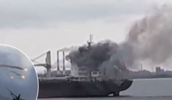 Lufta Ukrainë – Rusi në Detin e Zi, goditet me raketë anija e një shteti tjetër – vritet një person