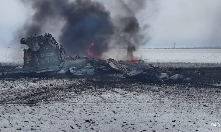 Ukraina rrëzon një avion ushtarak të Rusisë