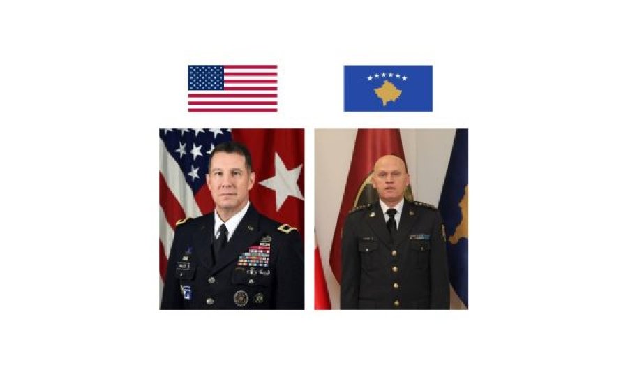 Përkrahja amerikane për FSK-në, Gjenerallejtnant Jashari bisedon me komandantin amerikan për Evropë
