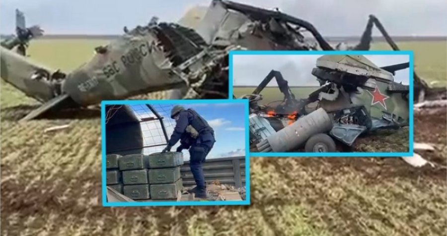 Ukrainasit rrëzojnë një helikopter, shkatërrojnë autoblinda dhe zënë disa rusë rob