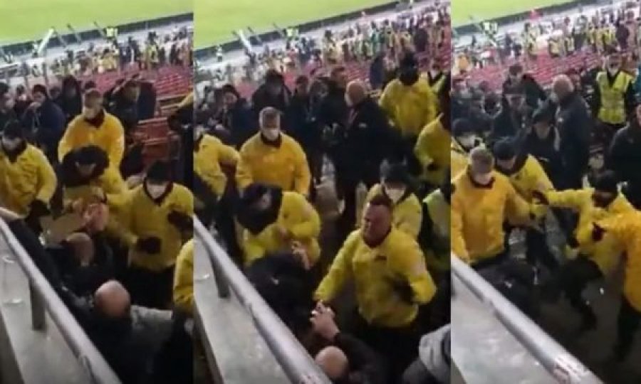 Kaos në Gjermani, dalin pamje të sulmit fizik ndaj tifozëve nga sigurimi i stadiumit