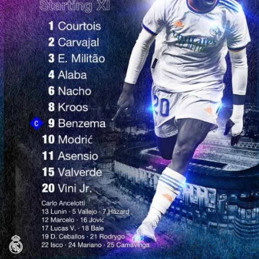 Real Madridi publikon formacionin anti-PSG