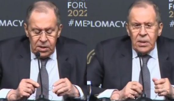 Lavrov duket nervoz pas takimit me Kuleban, shihni këtë video