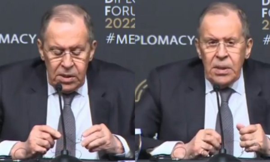 Lavrov duket nervoz pas takimit me Kuleban, shihni këtë video