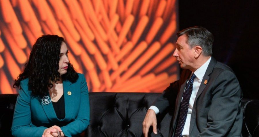 Osmani takohet me presidentin e Sllovenisë, flasin për bashkëpunim mes shteteve