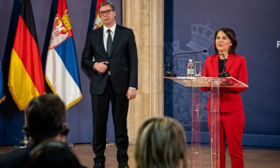 “S’ka ndryshim të kufijve me forcë”- gjermanët e nxjerrin si kryesore këtë deklaratë të ministres së tyre në Beograd