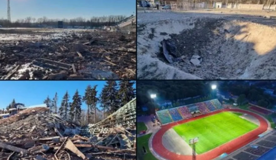 E tmerrshme, rusët shkatërrojnë stadiumin e klubit të futbollit nga elita ukrainase
